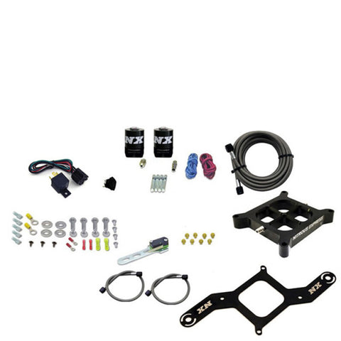 Nitrous Express 4150 Single Entry Crossbar Nitrous Plate Kit Pro-Power (100-500HP) w/o Bottle - 63540-00