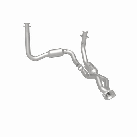 MagnaFlow Direct Fit Catalytic Converter 05-06 Jeep Grand Cherokee 3.7L Y-Pipe Assy (49 State) - 24473