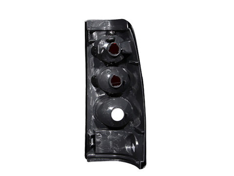 ANZO 1999-2002 Chevrolet Silverado 1500 Taillights Black - 211025