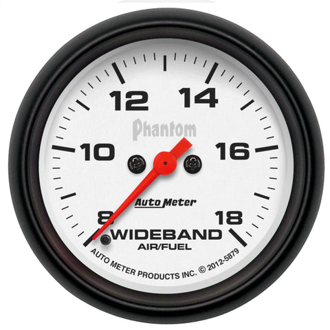 Autometer Phantom 2-5/8in Wideband Air Fuel Ratio Gauge - 5879