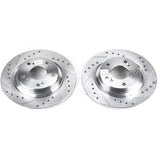 Power Stop 00-09 Honda S2000 Rear Evolution Drilled & Slotted Rotors - Pair - JBR928XPR