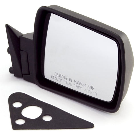 Omix Blk Manual Right Side Mirror 84-96 Cherokee (XJ) - 12035.08