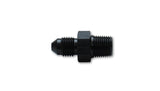 Vibrant -4 AN to 1/16in NPT Straight Adapter Fittings - Aluminum - 10133