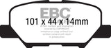 EBC 14+ Mazda 3 2.0 (Mexico Build) Yellowstuff Rear Brake Pads - DP42171R