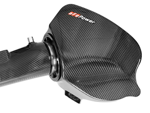 aFe Black Series Carbon Fiber CAIS w/Pro 5R Filter 16-18 BMW M2 (F87) L6-3.0L - 58-10004R