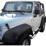 Westin 2007-2017 Jeep Wrangler 2dr PRO TRAXX 4 Oval Nerf Step Bars - SS - 21-23310