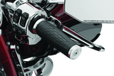 Kuryakyn Hex Grips Thottle-By-Wire Chrome - 5922