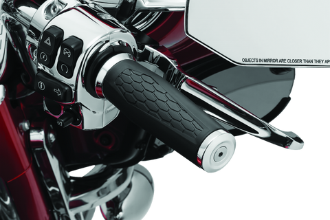 Kuryakyn Hex Grips Thottle-By-Wire Chrome - 5922