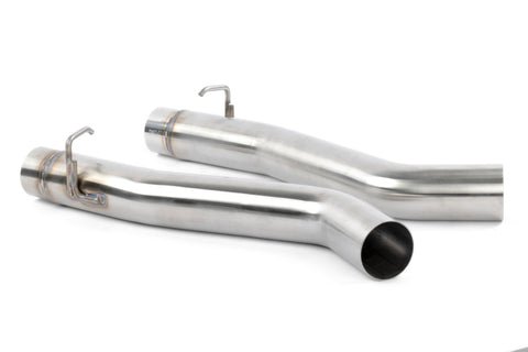 Dinan 20-26 BMW X5 M/X6 M (F95/F96) Valved Axleback Exhaust System - Black Tips - D660-0090-BLK