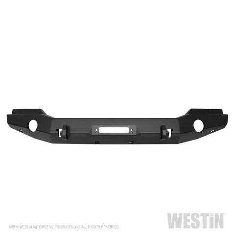 Westin 07-18 Jeep Wrangler JK WJ2 Full Width Front Bumper - Tex. Blk - 59-80035