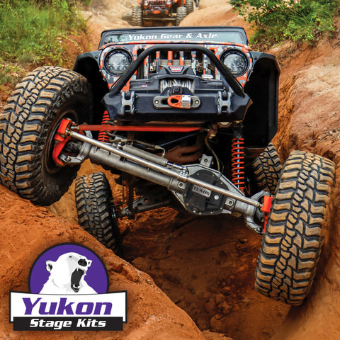 Yukon Gear Master Overhaul Kit Stage 4 Jeep Re-Gear Kit w/Covers Fr & Rr Axles Dana 30/44 4.88 Ratio - YGK013STG4