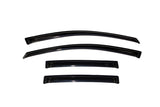 AVS 07-12 Nissan Versa Hatch Ventvisor Outside Mount Window Deflectors 4pc - Smoke - 94009