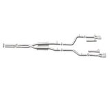 MagnaFlow Cat-Back, SS, 2.5in, Quad Split Rear 3.5in Tip 2015 Dodge Challenger 3.6L V6 - 19217