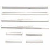 Putco 14-18 Chevy Silv LD - Double Cab w/ CHEVROLET Etching (8pcs) SS Door Sills - 95172GM-1