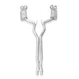Stainless Works 2020 Ford GT500 Legend Catback X-Pipe Exhaust Factory Connect - Polished Tips - GT500CBXFCL