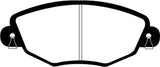 EBC 01-04 Jaguar X-Type 2.5 Greenstuff Front Brake Pads - DP21322