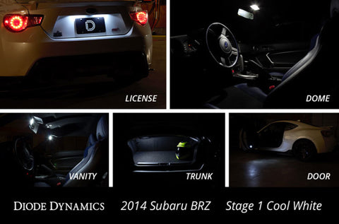 Diode Dynamics Subaru BRZ Interior Kit Stage 2 - Red - DD0259