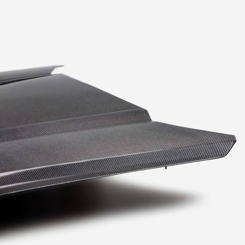 Anderson Composites 2024 Ford Mustang S650 Double-Sided Carbon Fiber Hood - AC-HD24FDMU-GT5-DS