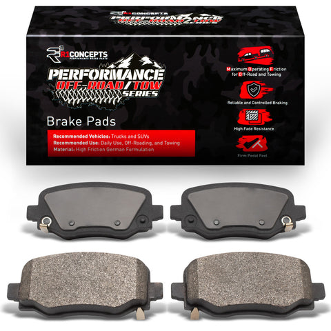 R1 14-23 Jeep Cherokee Rear Off-Road/Tow Brake Pads - 2400-1734-00