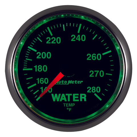 AutoMeter Gauge Water Temp 2-1/16in. 140-280 Deg. F Mechanical Gs - 3831
