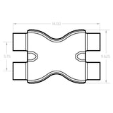 MagnaFlow Smooth Trans X 3/3 X 14 SS - 10792