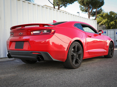 aFe POWER MACH Force-Xp 2.5in Axle-Back Exhaust System 16-20 Chevrolet Camaro SS V8 6.2L - Black - 49-44118-B