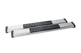 Dee Zee Universal Tubes - 6In Oval - Black Tread Aluminum (RegCab) - DZ16402