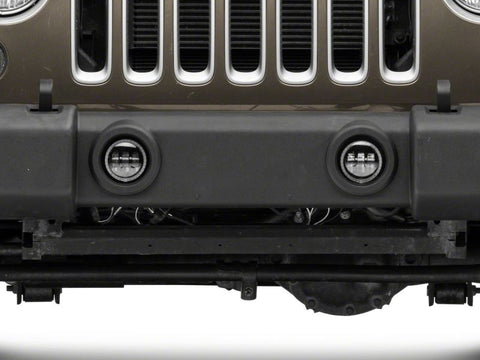 Raxiom 07-18 Jeep Wrangler JK Axial Series 4-In LED Devil Eyes Fog Lights w/ Halo - J142667