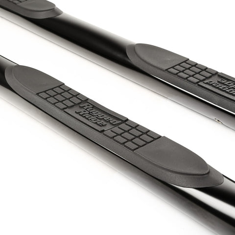 Rugged Ridge 3-In Round Side Steps Black 15-18 Renegade BU - 11591.11