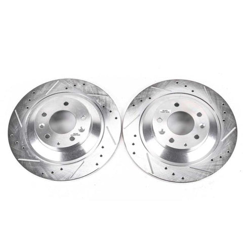 Power Stop 06-07 Mazda 6 Rear Evolution Drilled & Slotted Rotors - Pair - JBR1156XPR