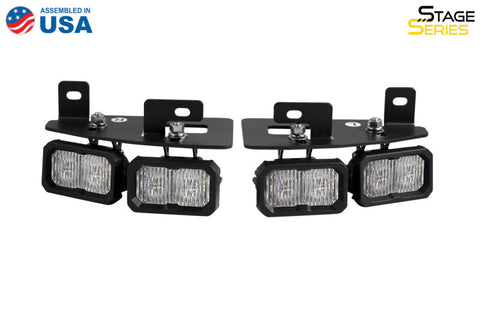 Diode Dynamics SSC2 LED Fog Pocket Kit for 2019-Present Ram - White Sport - DD7622