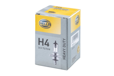 Hella H4 24V 75/70W P43t T4.625 Halogen Bulb - H4 24V