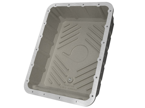 aFe POWER Street Series Transmission Pan Raw w/ Machined Fins RAM 3500 13-24 (AS69RC Transmission) - 46-71500A