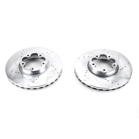 Power Stop 15-19 Ford Transit-350 HD Front Evolution Drilled & Slotted Rotors - Pair - AR85177XPR