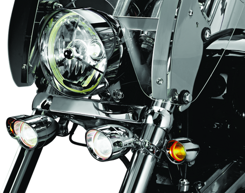 Kuryakyn P-Clamp 1-1/8in-1-1/4in P-Clamp Black - 4023