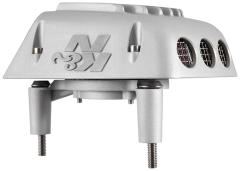 K&N Street Metal Intake System 01-16 Harley-Davidson Shaker Silver H/D Softail/Dyna Fl - RK-3950S