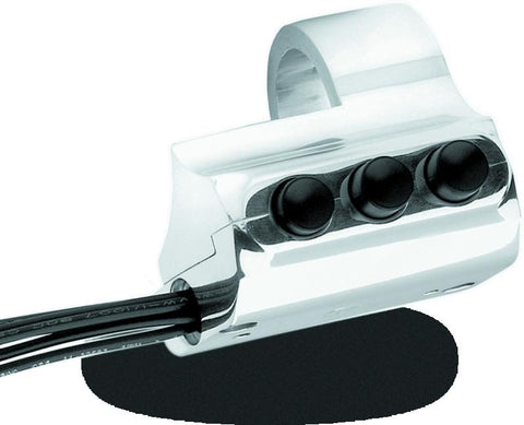 Performance Machine Switch Assembly 3 Button Right Side - Chrome - 0062-2032-CH