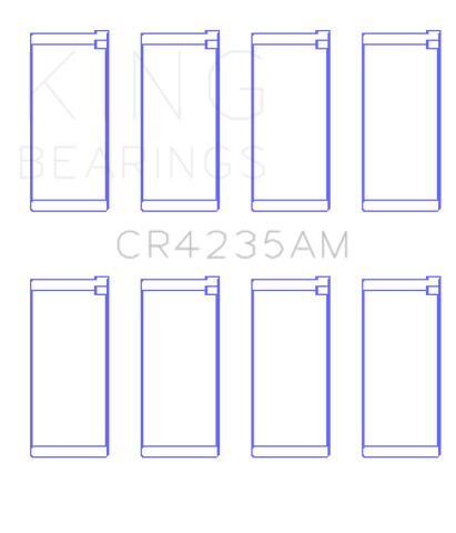 King Engine Bearings Hyundai 2.0L G4GC Rod Bearing Set - Size STD - CR4235AM