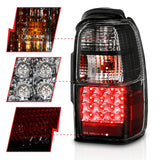 ANZO 2001-2002 Toyota 4 Runner LED Taillights Black - 311099