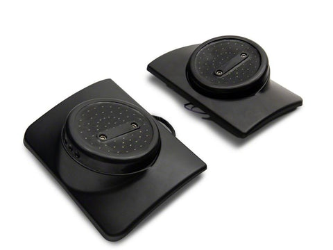 Raxiom 07-18 Jeep Wrangler JK Axial Series Halo LED Tail Lights- Blk Housing (Clear Lens) - J164240