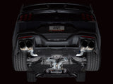 AWE 2024 Ford Mustang Dark Horse S650 RWD SwitchPath Cat-Back Exhaust w/ Quad Diamond Black Tips - 3025-43375