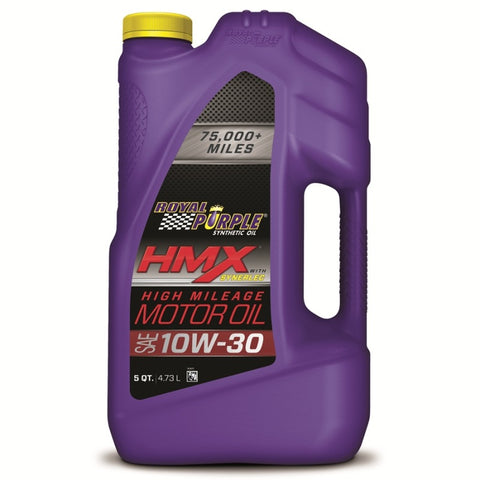 Royal Purple HMX Premium Synthetic High Mileage 10W30 Motor Oil - 5 Quart - 11751