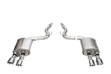Corsa 24+ Ford Mustang Dark Horse 5.0L 3in Dual Rear Exit Axle-Back w/Twin 4.5in Polish Slash Tips - 21267