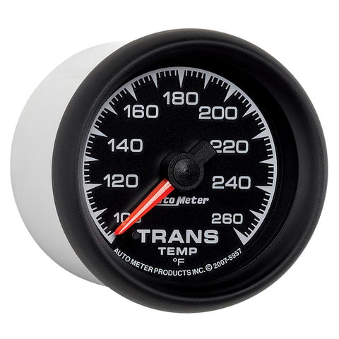 Autometer ES 52.4mm Full Sweep Electronic 100-260 Degree F Transmission Temperature Gauge - 5957