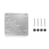 BuiltRight Industries 2020 Jeep Gladiator Bed Plug Plate Cover (Alum) - Silver - 110015