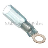 NAMZ Heat Sealable No.10 Ring Terminals 22-18g (25 Pack) - NIS-19164-0034