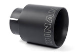 Dinan Double-Walled 4in Clamp-On Exhaust Tip - Black - 4in Outlet / 3in Inlet - D663-0638-BOX