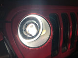 Oracle Oculus Bi-LED Projector Headlights for Jeep JL/Gladiator JT - Matte Blk - 5500K - 5839-504