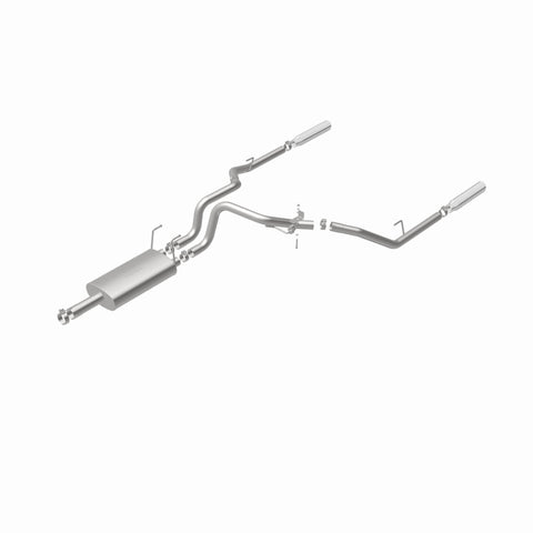 Magnaflow 09-13 Dodge Ram 1500 V6 3.6L Dual Spilt Rear Exit Polished Stainless C/B Perf Exhaust - 15249