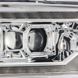 AlphaRex 09-18 Dodge Ram 2500 LUXX LED Proj Headlights Plank Style Chrm w/Activ Light/Seq Signal/DRL - 880559